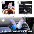 Butterfly Car Air Freshener Vent Clip (set of 4)