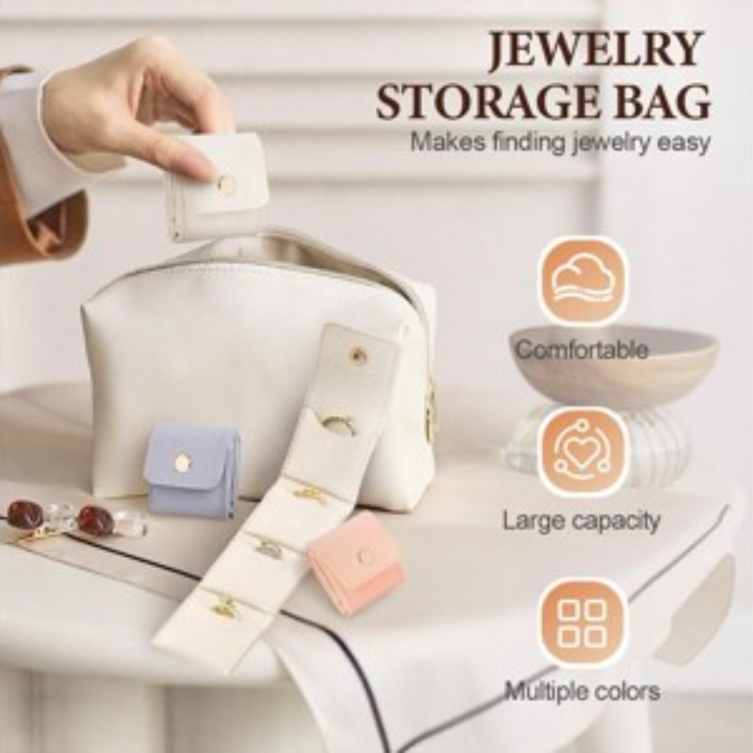 Mini Travel Jewelry Organizer – Tangle-Free Storage Case